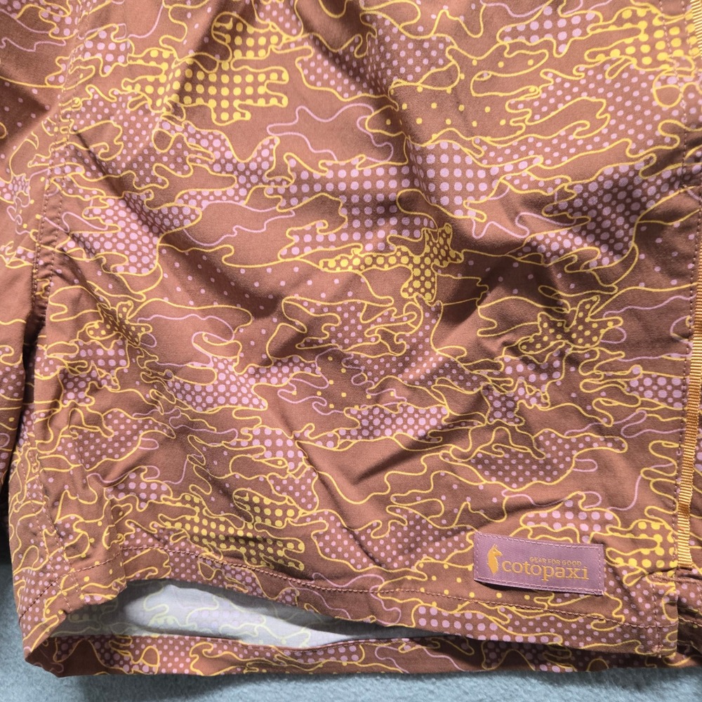 Cotopaxi Brinco 5" Short Print Mens L Scenic Route Brick Recycled Nylon NEW - Picture 2 of 8
